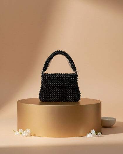 Couture Noir Pearl Mini Bag